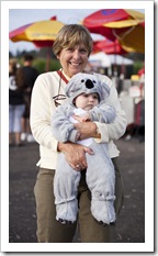 Carol and our little koala