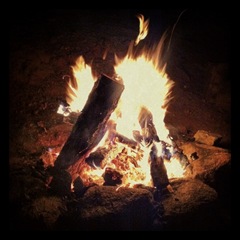 Saturday night campfire