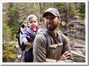 Sam and Lilia at Saint Mary's Falls