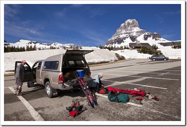 Locals gearing up for a day of summer skiing