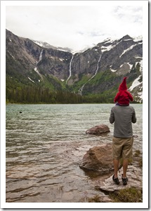 Lunch stop at picturesque Avalanche Lake