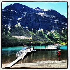 Saint Mary's Lake from Rising Sun