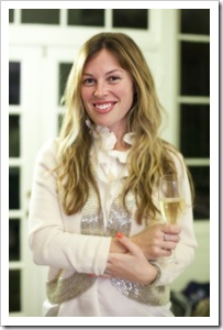 Annie posing for her new Facebook profile page