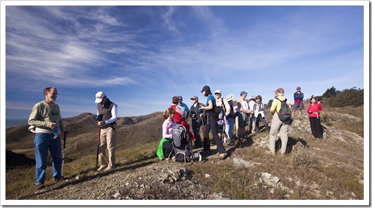 JAMERS group at the lookout over the bay