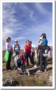 JAMERS group at the lookout over the bay