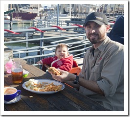 Sam and Lilia at Fish