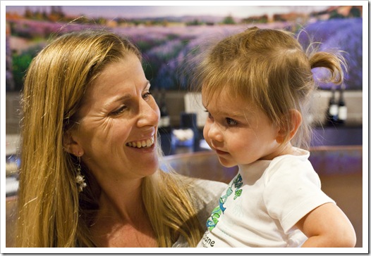 Lisa and Lilia at Matanzas Creek Winery