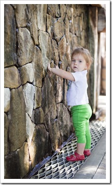 Lilia enjoying the grounds of Matanzas Creek Winery