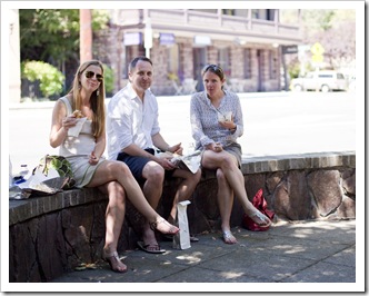 Lunch in downtown Glen Ellen
