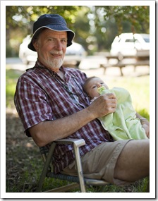 Lilia and Grandpa Greg