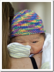 Lilia on Mum's shoulder