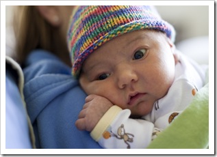 Lilia on Mum's shoulder
