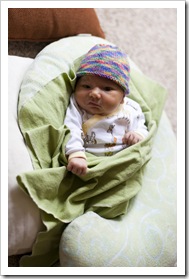 Awake time in her Boppy