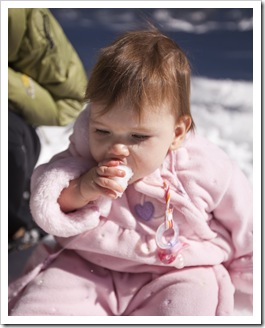 First experience with snow