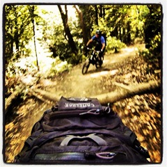 Kevin rolling down Tenderfoot