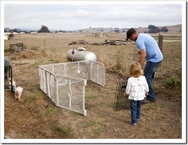 Giann, Jarrid and the pig