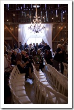 People filing in for the ceremony