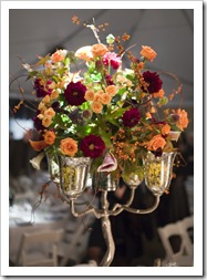 Reception flower arrangements