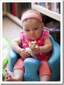 Sophie the giraffe is one of my best friends