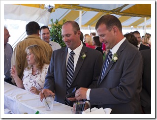 Jarrid and Nick at the bar