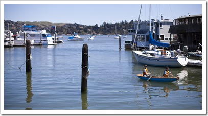 The Sausalito harbor from Fish