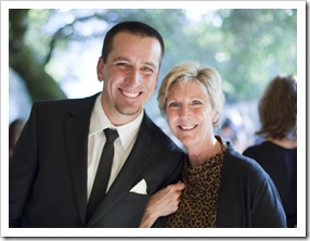 Anita with the groom