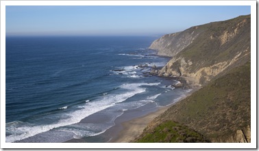 The western side of Point Reyes National Seashore looking north toward Tomales Point