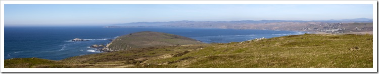 Tomales Point with Bodega Head in the distance