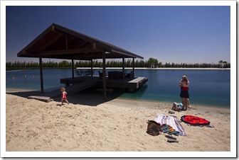 The lake at De Groot Dairy