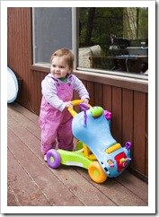 Lilia and her favorite walker