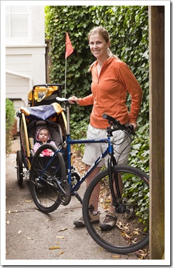 Lisa and Lilia ready to ride