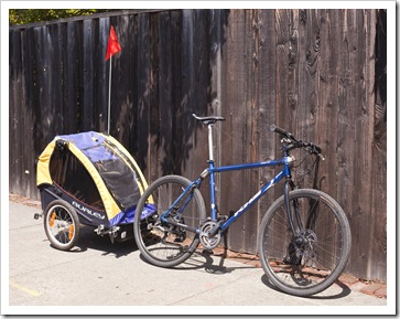 Sam's bike and the Burley