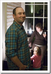 Jarrid with Carol and Gianna in the background