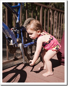 The girl has the right idea!