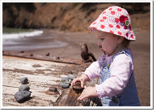 Captivated by some salty-tasting rocks